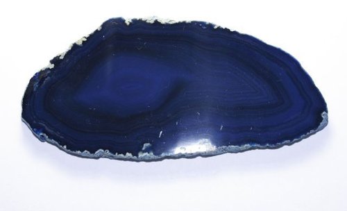 Achatscheibe - Unikat - blau - B09