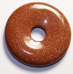 STL Donut 40 mm - Goldfluss (synth. Glas)