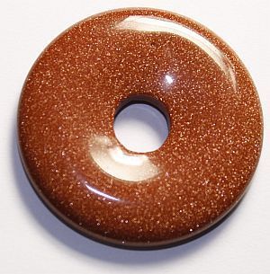 STL Donut 40 mm - (synth. Glas) / Goldfluss