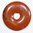 STL Donut 40 mm / Jaspis rot