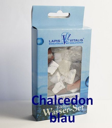 Lapis Vitalis® Wassersteine Chalcedon blau