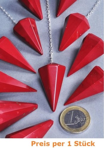 Pendel - Jaspis rot - 1 Stück