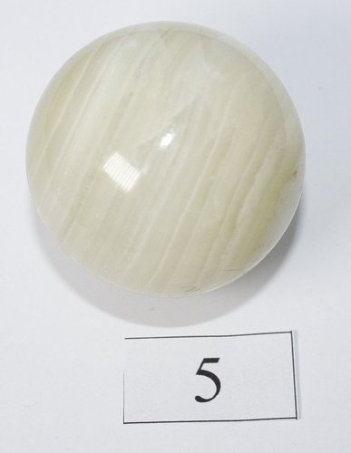Kugel 5,1 cm Onyx-Marmor - Unikat 5