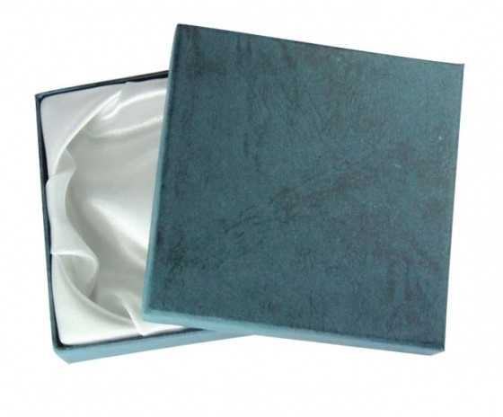 Geschenkkarton blau marmoriert