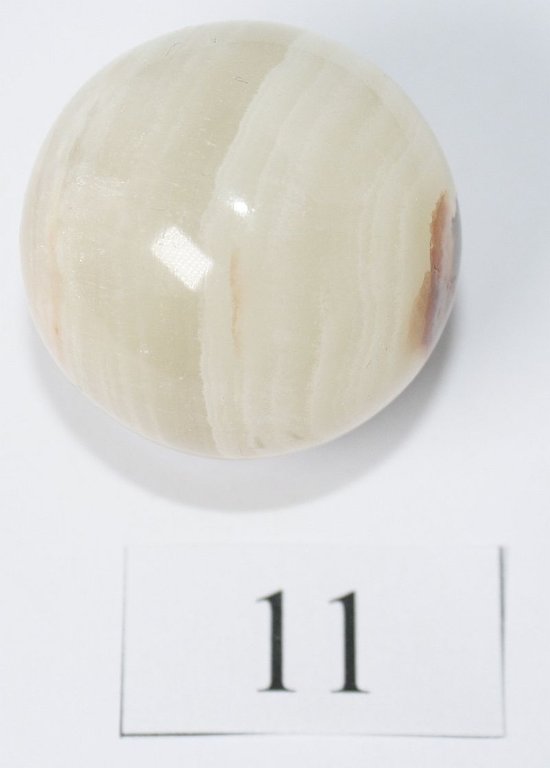Kugel 3,8 cm Onyx-Marmor - Unikat 11